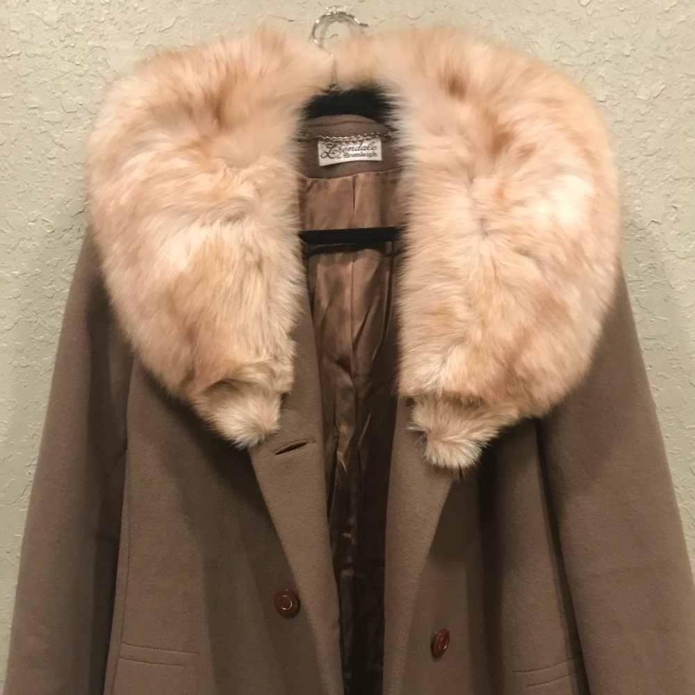 Gorgeous Vintage Wool & Fur Coat